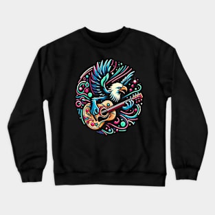 Melodic Eagle Serenade Crewneck Sweatshirt